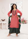 New Melody 1 Latest Designer Ethnic Wear Rayon Kurti Bottom And Dupatta Collection